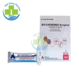 Bfs furosemide 40mg/4ml - Hộp 5 vỉ x 2 túi nhôm